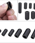 Top Quality Rubber End Caps Kit 80 Or 100 Pcs Hose Plug For Carburetor Manifold Thread Protectors Flexible Screw Covers, black rubber