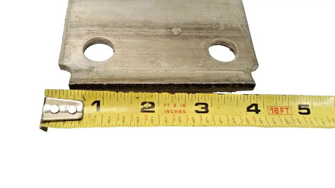Beefy Trailer U-Bolt Kit With Tie Plates And Nuts, 7 Inch Long U-Bolts, 1/2 Inch Diameter, 1/2-20 Hex Nuts, Fits 3 Inch Round Axles, Heavy Duty For 5200 6000 And 7000 Lb Trailers, Includes Four U-Bolts, Two Tie Plates, Eight Nuts. Tie plate measured with tape