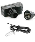 Push Button Fire Pit Igniter Kit With Dual Outlets And Ground Wire 48 Inch Electrode Ignition Cable with black components