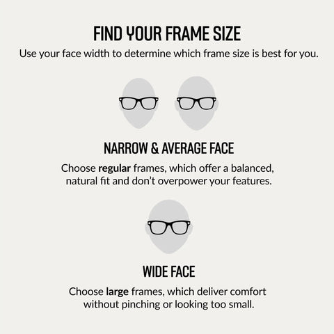 Guide to frame size for Smart AI Glasses For Men And Women With 12 MP Ultra Wide Camera Open Ear Audio Hands Free Video Recording Bluetooth Connectivity