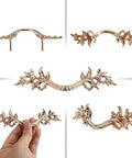 Pack Of 5 European Style Vintage Cabinet Handles And Drawer Pulls Antique Dresser Knob Set For Cupboards And Cabinets With Retro Charm Golden Finish And Included Mounting Screws Ideal For Cabinets Cupboards Dressers And Chests shown in various angles.