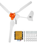 800W 12V Wind Turbine Kit With MPPT Controller, 3-Blade Wind Power Generator for home use, includes hardware and controller