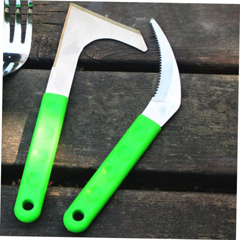 8 Piece Weeding Sickle For Gardening Portable Grass Cutter For Harvesting with ergonomic handle and rustproof serrated blades