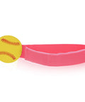 Softball Pitching Training Aid For Clean Mechanics And Realistic Throws, adjustable elastic band with yellow ball attached