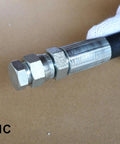 Close-up of JIC Cap And Plug Set For 37 Degree Flare Hydraulic Hose Fittings Carbon Steel 72 Pieces Sizes 4 6 8 10 12 16