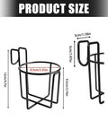 Stainless Steel Cup Holder Stand For Kitchen Counter And Outdoor Adventures Space Saving Water Bottle Organizer dimensions