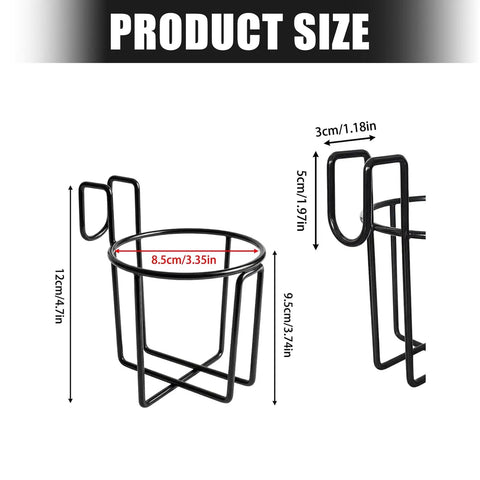 Stainless Steel Cup Holder Stand For Kitchen Counter And Outdoor Adventures Space Saving Water Bottle Organizer dimensions