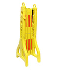8 Ft Folding Traffic Barrier Fence with Reflectors in a compact, portable form for quick zone blocking