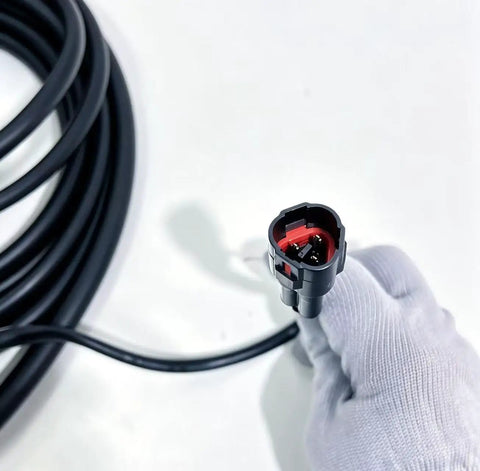 Gloved hand holding cable for Carburetor For V Star 1100 XVS1100 Silverado Classic Custom 1999 2009 Replacement Part