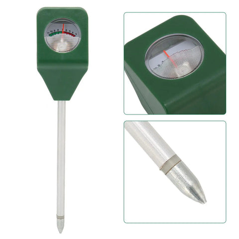 Single Probe Soil PH Meter For Garden And Lawn Care, Battery-Free Portable PH Tester For Moist Soil, Easy Plug-And-Read Acidity Alkalinity Detector