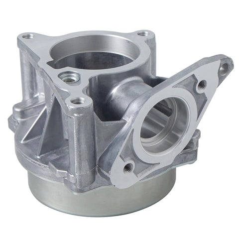Front view of aluminum brake vacuum pump housing for 2.0T engines