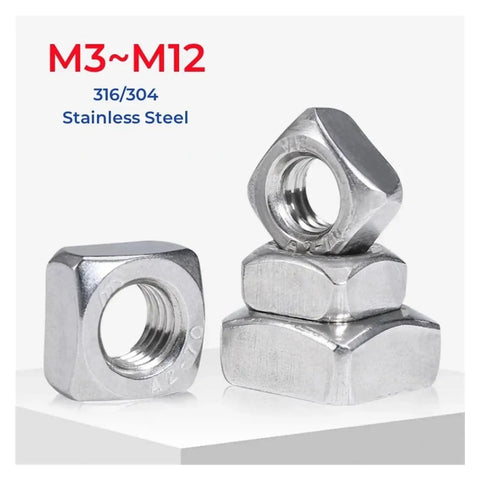 Top Shelf Square Fasteners M3 To M12 In 316 And 304 Stainless Steel Build Heavy Duty Welded Hardware That Locks Tight And Stays Put On Any Rig Or Major Project