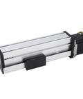 Electric Linear Actuator 100mm Stroke with 1605 Ball Screw Drive, compact design, visible motor and wiring, CNC machines component.