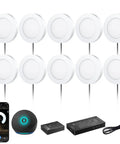 Smart Under Cabinet Lighting That Plays Nice With Alexa And Google Home App Or Remote Control Recessed Or Surface Mount Puck Lights