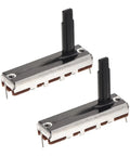 Two Pack Pro Grade Straight Linear Slide Potentiometers 3 Pin B10K 35mm Length With 20mm Travel And 20mm Handle Fader For Dimming And Tuning In Audio Mixers And Electronics