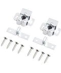Push To Open Cabinet Latches 2 Pack Magnetic Door Clips For Kitchen Wardrobe Drawers No Handle Needed Noise Reduction Soft Rubber Seals