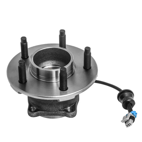 Rear Wheel Bearing And Hub Assembly For 2005 2006 Chevy Equinox, 2006 Pontiac Torrent, And 2002 2007 Saturn Vue With 5 Lug And Four Wheel ABS