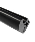 Beefy EPDM Dense Rubber Locking Window Gasket With Inline One Piece Locking System Fits One Quarter Inch Glass And One Sixteenth Inch Edge