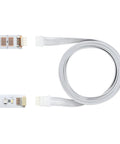 Micro 6-Pin V4 Extension Cable For Hue And Solo Lightstrip, 10ft, 2 Pack, White, Replacement Power Cord coiled and unwrapped