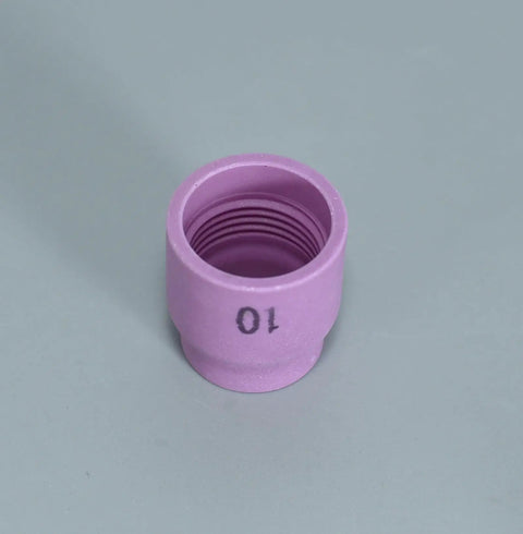 Top Notch Pro Grade TIG Welding Stubby Gas Lens Alumina Nozzle size 10 ceramic cup for WP 17 18 26 torches, purple color