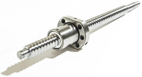 SFU1604 NUW Ball Screw Kit with Nut and End Machining, 16mm Diameter, High Precision, GCr15 Steel Construction, CNC Linear Drive