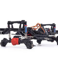 Front And Rear Nylon Portal Axle Kit With Differential Lock For 1 To 10 RC Crawlers Fits TRX-4 Defender Bronco TRX4 Chassis