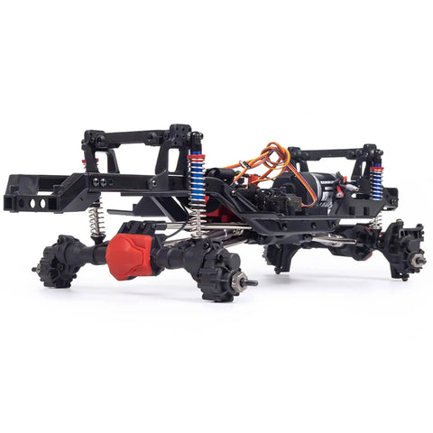 Front And Rear Nylon Portal Axle Kit With Differential Lock For 1 To 10 RC Crawlers Fits TRX-4 Defender Bronco TRX4 Chassis