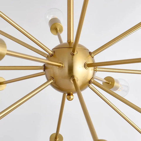 Sputnik Chandeliers 18 Light Large Modern Mid Century Ceiling Fixture With Adjustable Arms Anti Rust Gold Luxury Chandelier Shades