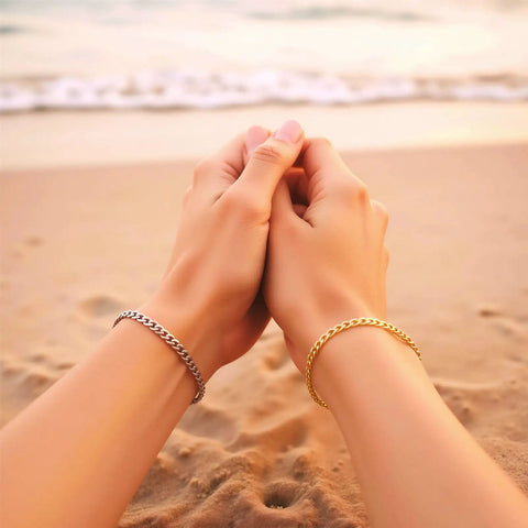 DIY Permanent Bracelet Kit With Ring Shaped Clasp For Couples And Friends Create A Bond With This All In One Tool Set