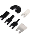 Heavy Duty Oscillating Tool Blades Kit Carbon Steel Multitool Blades For Metal And Wood on white background