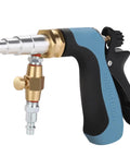 Pro Grade Water Heater Cleaning And Flushing Tool Gun with adjustable air pressure and step tip for 1/2, 5/8, 3/4 inch hoses