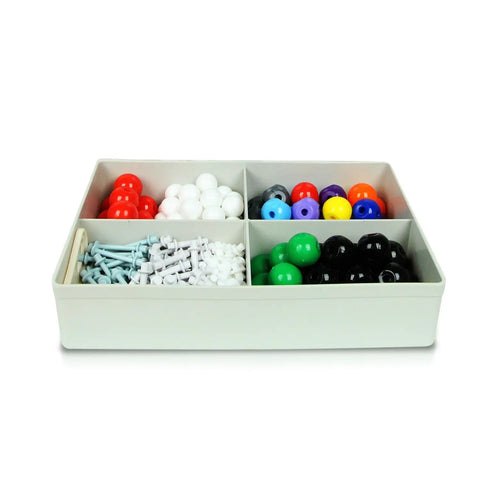 Organic Chemistry Molecular Model Kit For Students With 88 Atoms And 140 Bond Parts Color Coded Atoms For Visual Hands On Learning