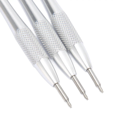 Pro Grade Watch Movement Screwdriver Set for precise rotor and oscillating weight work on 3235 movements, stainless steel tips