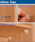 Installation steps for Durable Clear Plastic Shelf Pegs For Furniture Upgrades With A Quick Fix And Zero Drama 50 Piece Set Of 5 Mm Cabinet Support Pins.