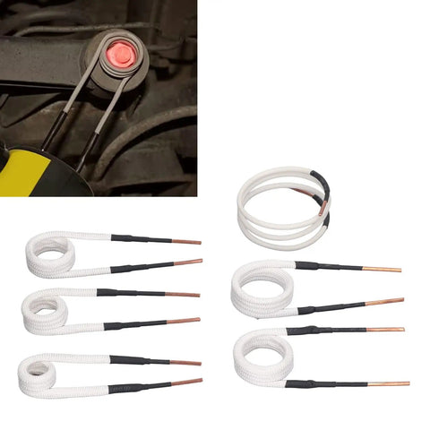 Knuckle Buster Induction Heater Coil Kit Featuring Thick Brass Cores And Versatile Shapes for rusted nuts and frozen bearings.