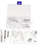 Two Sets Eyeglass Repair Tool Kit With Screws, Nose Pads, And Ear Grips For Quick Fixes Of Glasses, Sunglasses, Small Electronics