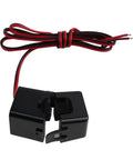 Rock Solid Split Core Current Transformer With No Sweat Clamp Install 50A 100A 150A 200A Options, featuring dual wires for easy installation.