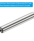Heavy Duty Conveyor Roller With 3.5 Inch Diameter And 22 Inch Length Stainless Steel Body Galvanized Ends Runs Slick For Industrial Transfer Applications Rock Solid And Waterproof One Pack