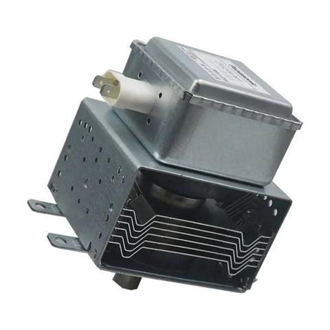 Essential 2M244-M1 One Kilowatt Industrial Magnetron Generator For Microwave Drying Equipment, metal assembly with cooling fins.