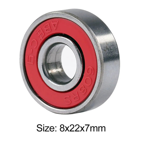 High Quality Top Shelf Abec 9 Inline Skate Bearings 10 Pack Deep Groove 608Rs Carbon Steel Miniature Ball Bearings For Longboards Speed Skates Smooth Rollin Ridin Vibes