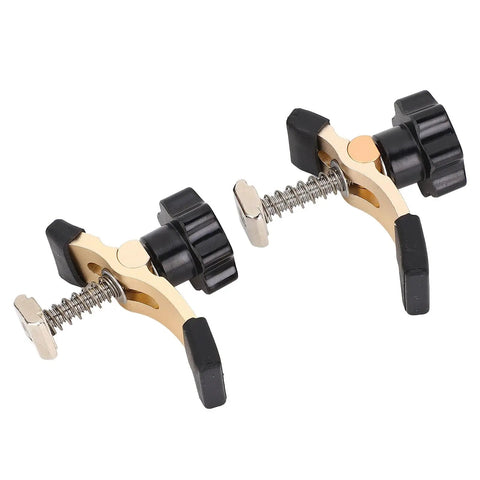 Top Notch Luocute 2 Pack T Track Hold Down Clamps For CNC Router And Woodworking Plus Protective Sleeves aluminum alloy clamps