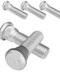 Five Piece Steel Wheel Studs Kit Featuring M12x1.5 Threads And 49mm Length for securing wheels on Chevy, Toyota, or Lexus.
