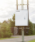 Built Tough All Weather Outdoor Electrical Box 16 By 12 By 8 Inch NEMA 4X Steel Enclosure Waterproof Dustproof Lockable Junction Box