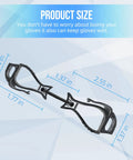 Dimensions of durable glove clip holder for work gloves, heavy duty clip for duty belts and construction gear ergonomic design