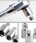 High Performance 4 Piece Steel Impact Socket Adapter And Reducer Kit For Wrenches That Gets Down To Business With Heavy Duty Drivers And Ratchet Tools To Crack Those Stubborn Nuts And bolts Like A Pro On Any Job Site chrome steel adapter set for ratchets