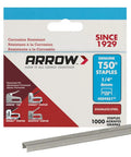 Heavy Duty Stainless Steel U Shape Staples For T50 Stapler Guns Quarter Inch Length Three Thousand Count Pack Industrial Fasteners For Garage Builds And Yard Work That Delivers Legit Bang For Your Buck in packaging.