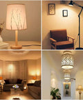 Living spaces with various lighting effects using Mini R14 Led Light Bulb For Curio Cabinets E26 Base 2 Inch Size 4W Equivalent 25W 3000K