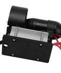 11Kg Thrust Underwater Thruster With Brushless Motor, 12 To 25.2V, compact design, black casing, red wires, viewed from side