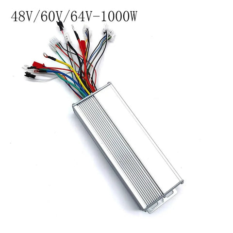Versatile Brushless Motor Controller for E Bikes and E Scooters, 36V to 64V, 350W to 1200W Range, Plug-and-Play Power Module