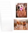 Ten Pack Four By Six Inch Aluminum Sublimation Blanks For Custom Photo Signs And DIY Wall Art White 0.45mm Thick